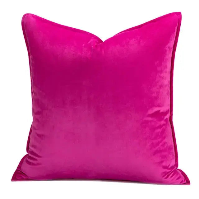 Modernes Samt Kissenbezug Set. Luxuriöser Dekokissenbezug für ein stilvolles Interieur in vielen Farben.