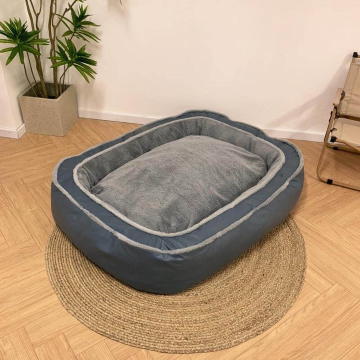 Bequemes Luxus Hundebett CozyPaw™ für tiefen, erholsamen Schlaf. Waschbar & komfortabel für jeden Hund.
