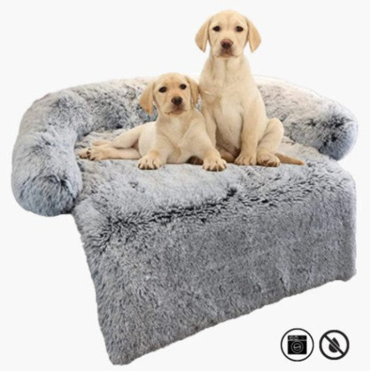 Vielseitiges PawLounge Hundesofa, luxuriöses Hundebett, waschbares Plüschbett für alle Haustiere.