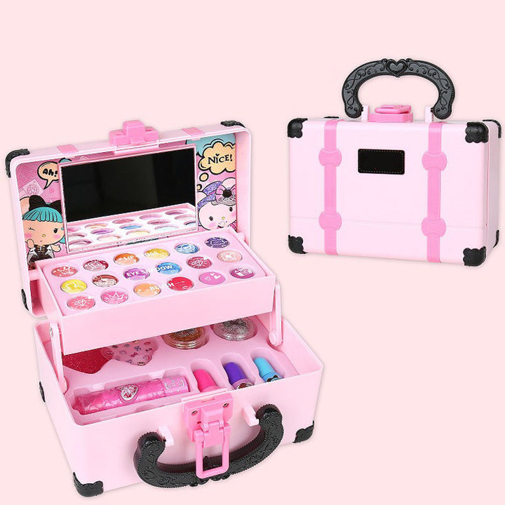 Sicheres Schminkset für Mädchen. Ungiftiges, abwaschbares Kinder Make-up für stundenlangen Spaß.