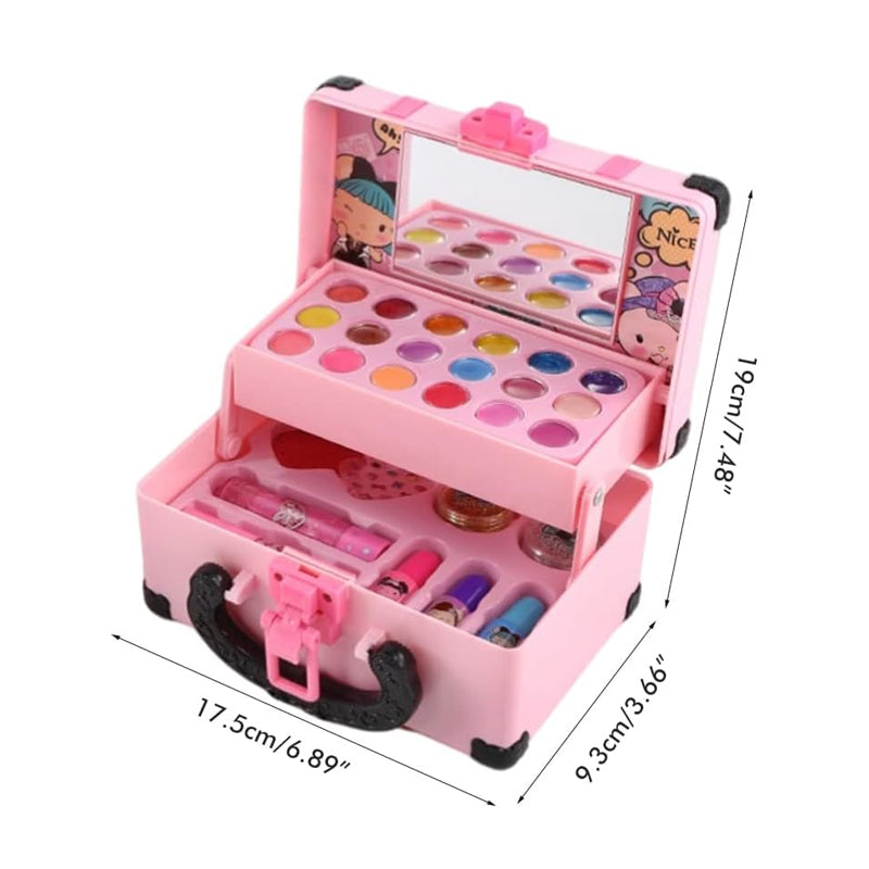 Sicheres Kinderschminkset, abwaschbares Make-up. Ungiftiges Mädchen Spielzeug für Rollenspiele.