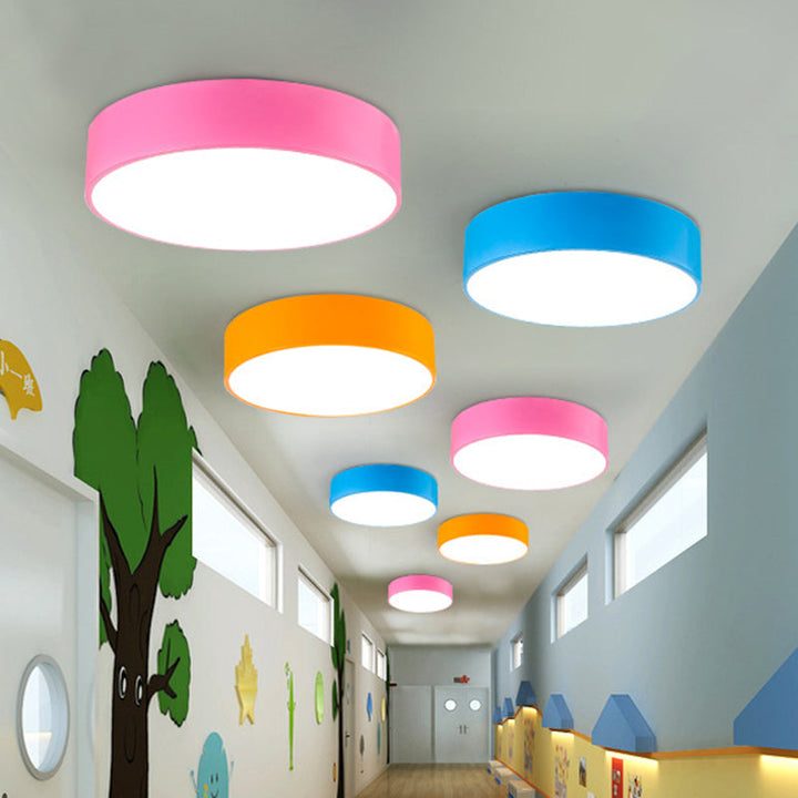 Magische dimmbare LED Deckenleuchte für Kinderzimmer, bunt, aus Acryl, modernes Design mit Fernbedienung.