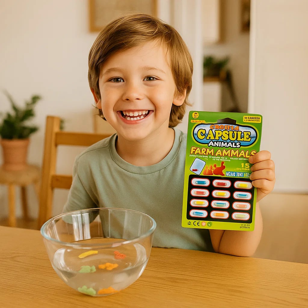 Dinosaurier Wachstumskapseln für Kinder. Coole Tierfiguren für spannendes Lernspielzeug & Kreativspielzeug.