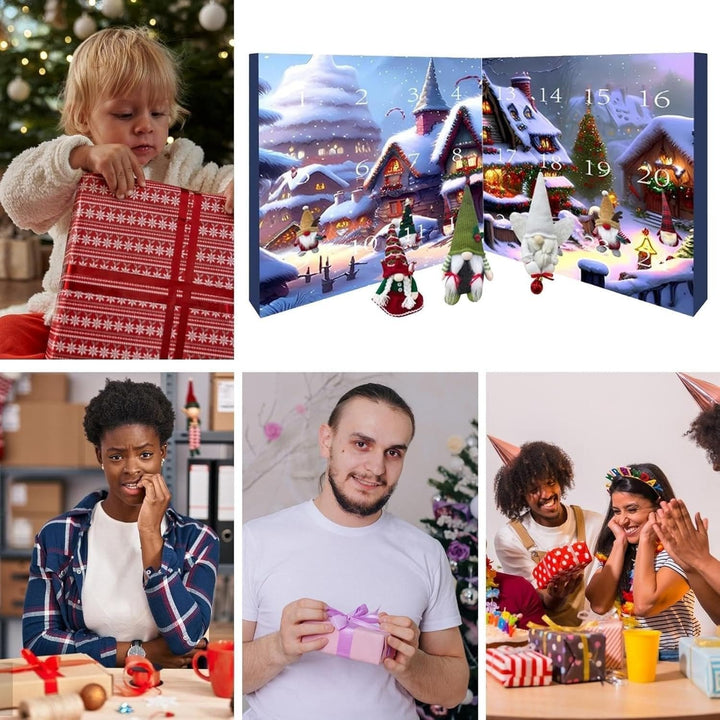 Magischer Elfen-Adventskalender mit liebevoll gestalteten Plüschtieren für eine bezaubernde Weihnachtszeit.