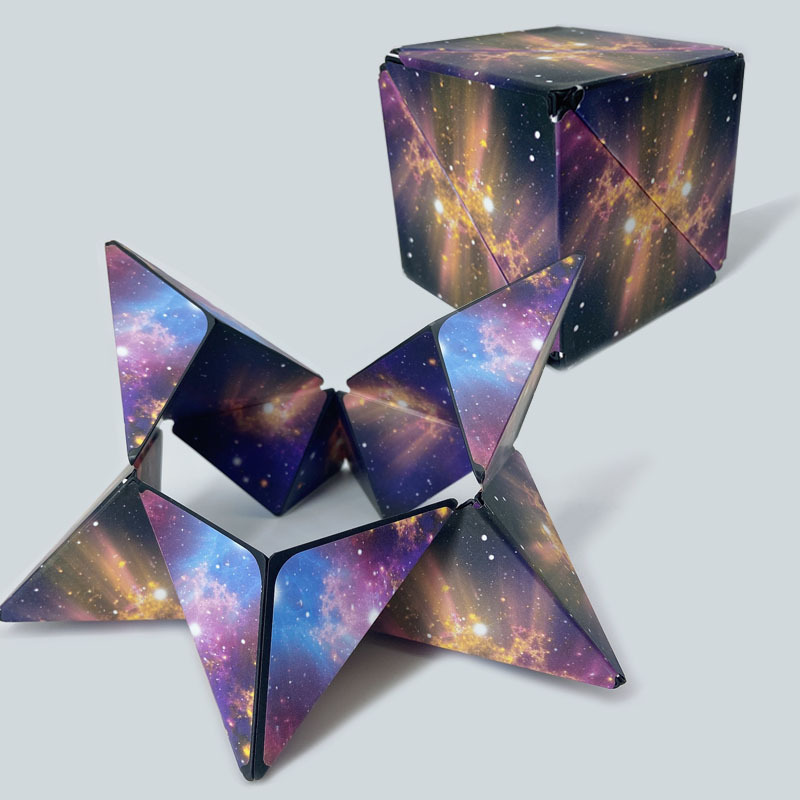 Anti-Stress & Kreativspielzeug: Der magische Faltwürfel für unendliche Puzzle-Formen.