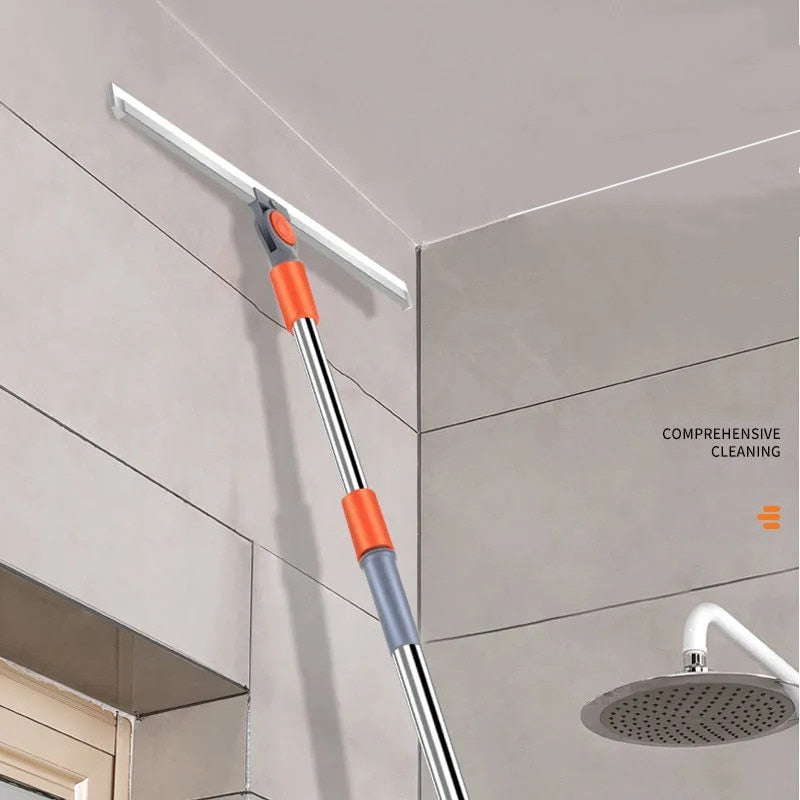 Innovativer Silikonwischer für schnelle, streifenfreie Nass- und Trockenreinigung von Böden & Fenstern.