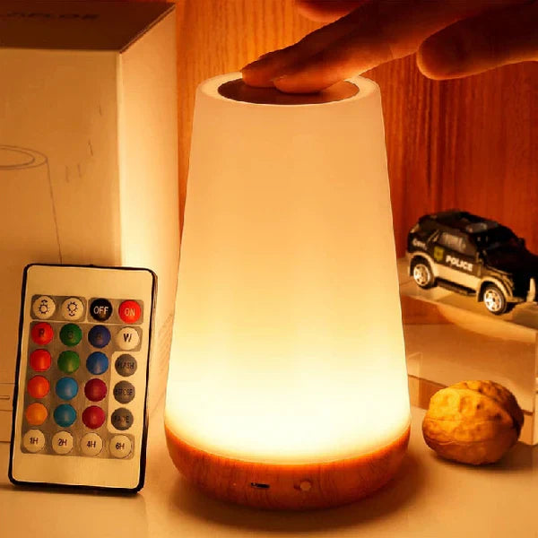 Magisches LED Nachtlicht, beruhigende Tischlampe für Ambiente, ideal als Stimmungslicht & Dekolicht. USB-aufladbar.