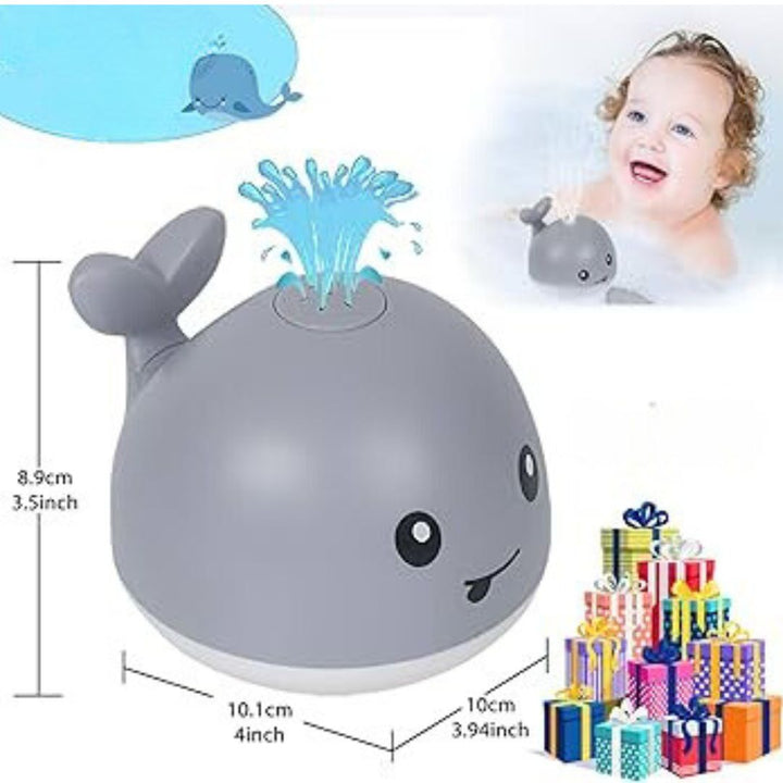 Ideales Kindergeschenk: Lustiges Wal Badespielzeug mit Fontäne, perfekt für endlosen Badespaß.