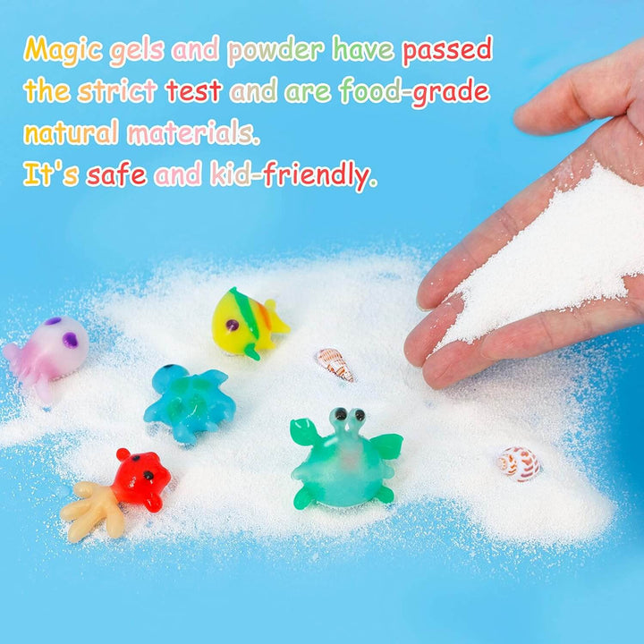 DIY Wasserspiel-Set für Kinder mit magischen Farben und Wassergelee für einzigartige Kunstwerke und Kreativität.