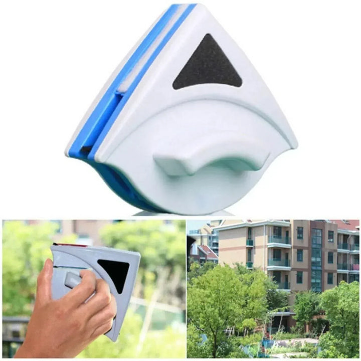 Innovativer Magnet-Fensterreiniger für streifenfreie Sicht und mühelose Glasreinigung.