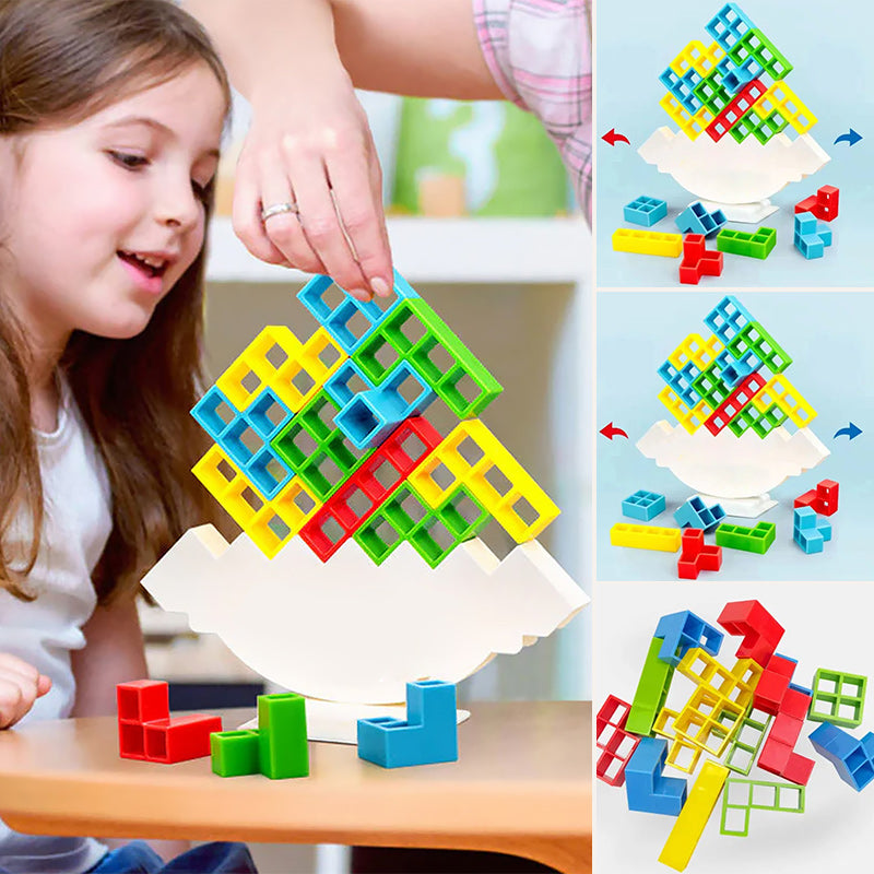 MagneTetris magnetisches Tetris-Set für Kinder fördert Logik und Kreativität. Buntes Lernspielzeug zum Bauen.