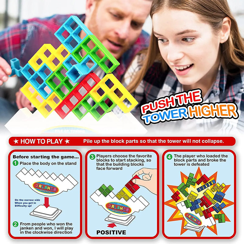 Buntes magnetisches Tetris-Spielset für Kinder. Fördert Kreativität & logisches Denken spielerisch.