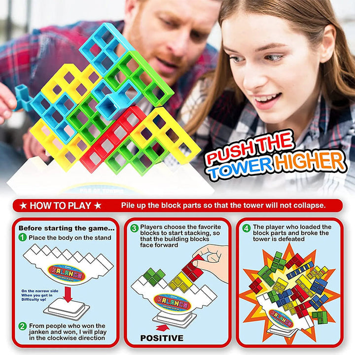 Buntes magnetisches Tetris-Spielset für Kinder. Fördert Kreativität & logisches Denken spielerisch.