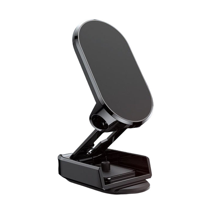 Praktischer Magnet-Handyhalter für Auto-Armaturenbrett, universell, faltbar & rutschfest.