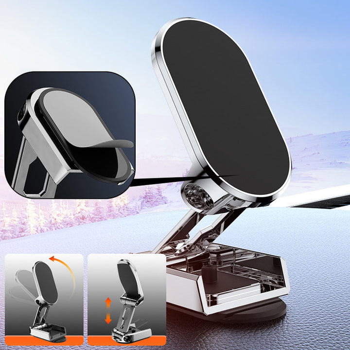 Flexible Smartphone Halterung magnetisch, fürs Auto-Armaturenbrett, universell einsetzbar.