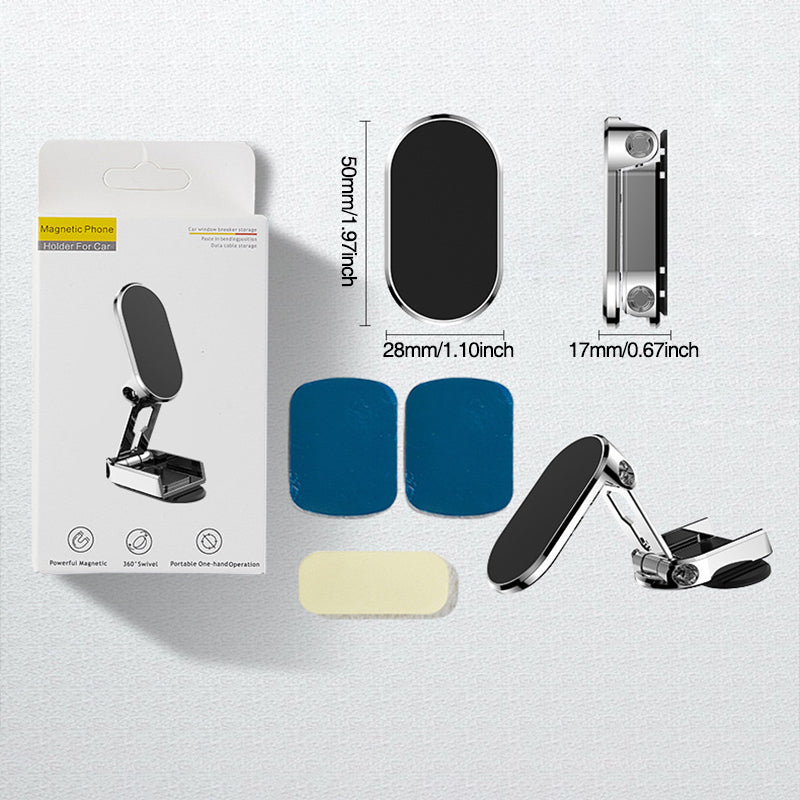 Magnetischer Navihalter für Auto, universelle faltbare Befestigung für jedes Handy.