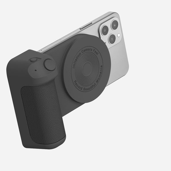 Magnetische Smartphone-Halterung Griply mit kabelloser Ladefunktion, optimiert für Fotografie & stabile Videos.