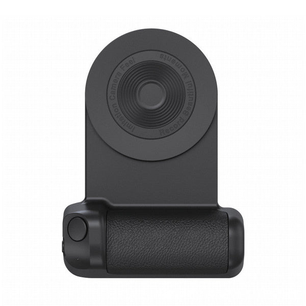 Lila magnetische Handyhalterung & Selfie Grip Griply mit kabelloser Powerbank für stabile Fotos und Videos.