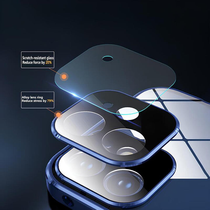 iPhone Handyhülle mit Blickschutz für Privatsphäre. Magnetische Befestigung, stoßfest & spritzwasserschutz.
