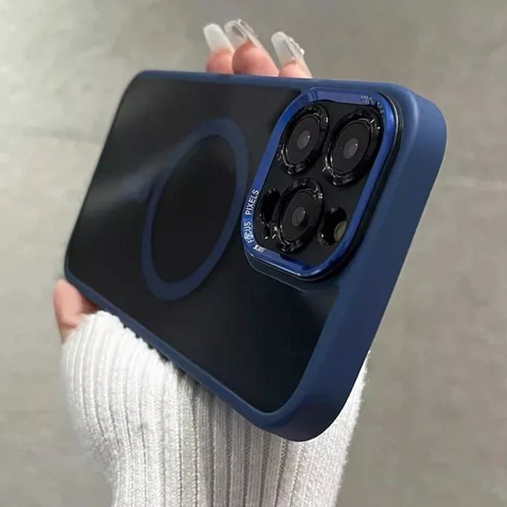 iShield magnetische iPhone Schutzhülle. Klares Handycover mit Magsafe für optimalen Kratz- und Stoßschutz.