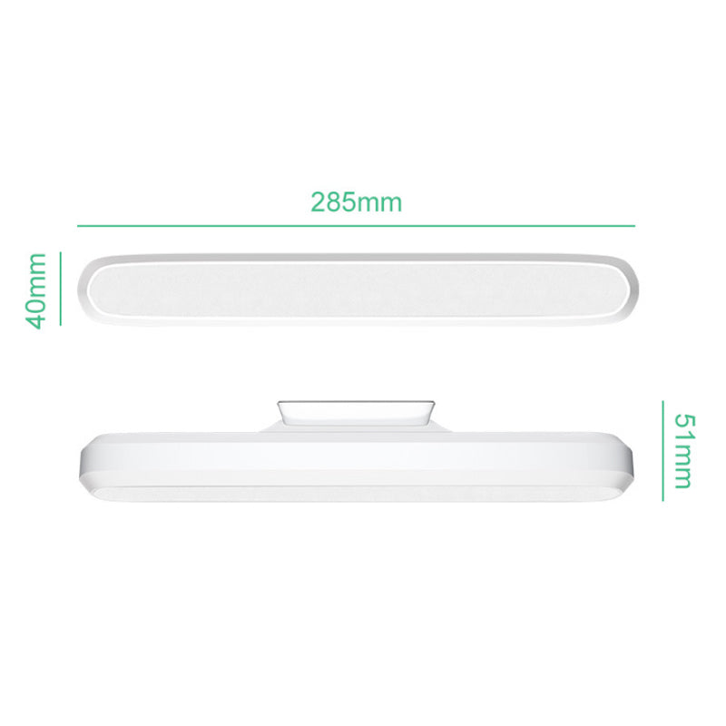 Wiederaufladbare magnetische LED-Lampe für Schreibtisch, Wand oder Nachttisch, flexibel & augenfreundlich.