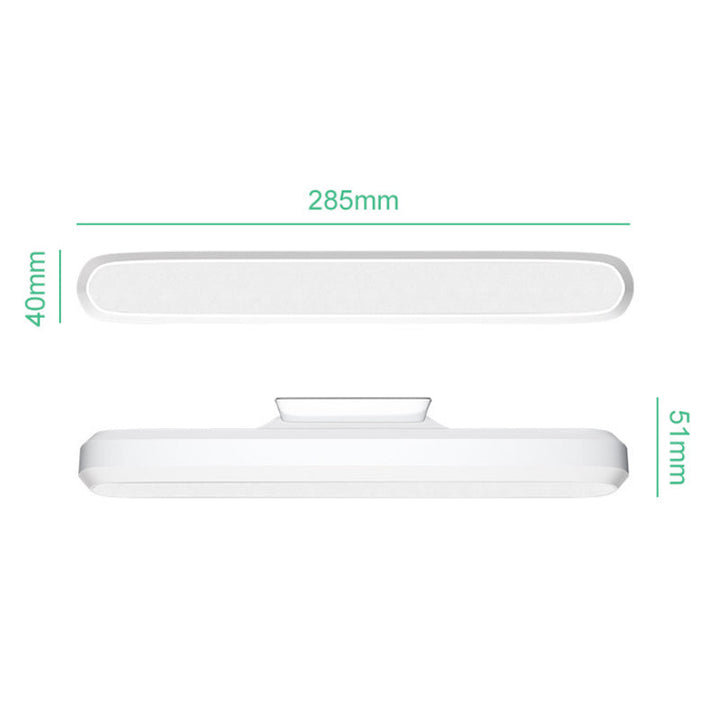 Wiederaufladbare magnetische LED-Lampe für Schreibtisch, Wand oder Nachttisch, flexibel & augenfreundlich.