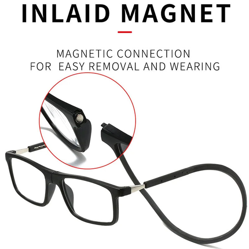 Moderne Unisex-Lesebrille mit Blaulichtfilter & Magnetverschluss. Stilvolle Sehhilfe für Beruf & Freizeit.