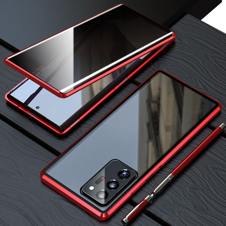Umfassender 360 Grad Schutz: magnetische Privacy Handyhülle für Samsung Galaxy, stoßfest.