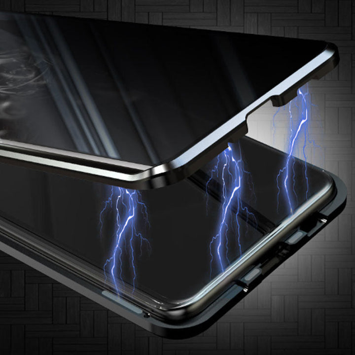 Schlanke magnetische Handyhülle für Samsung, maximaler Privatsphäre-Schutz.