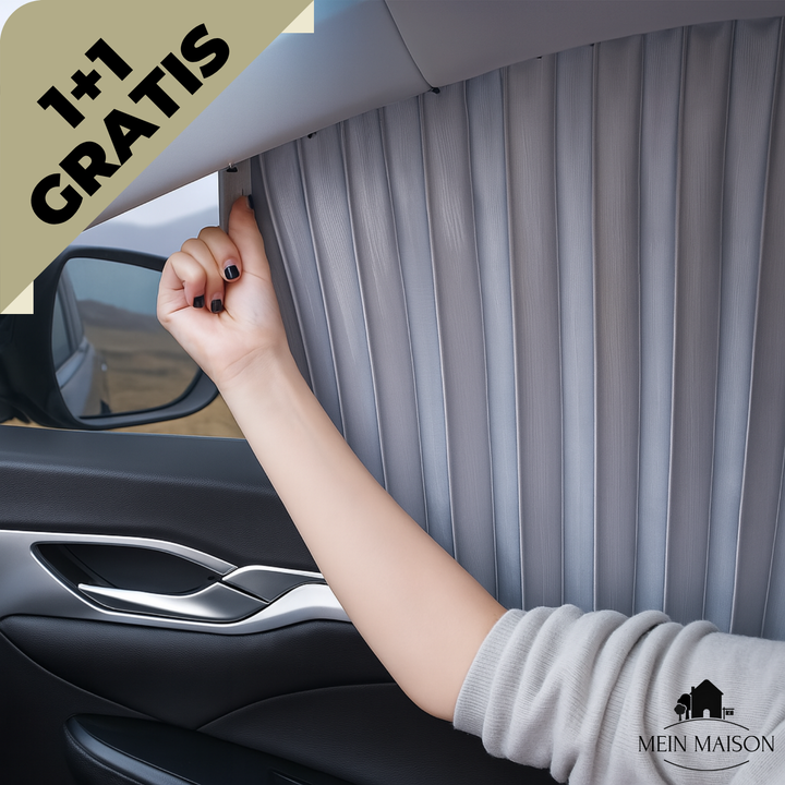 Magnetischer Auto Sonnenschutz für Seitenfenster; UV-Schutz & Privatsphäre im Auto, einfach anzubringen.