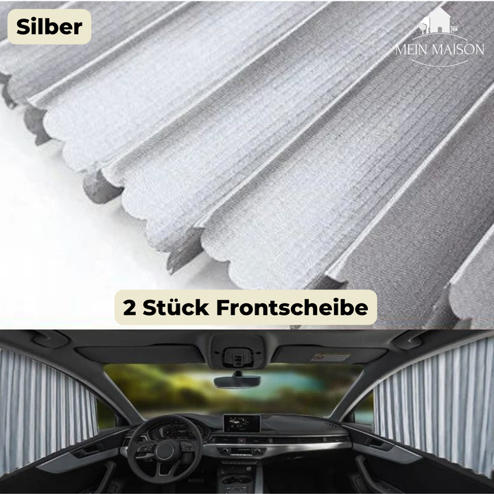 Auto Fensterschutz magnetisch, ideal für Camping & Reisen; bietet UV-Schutz & Privatsphäre sofort.