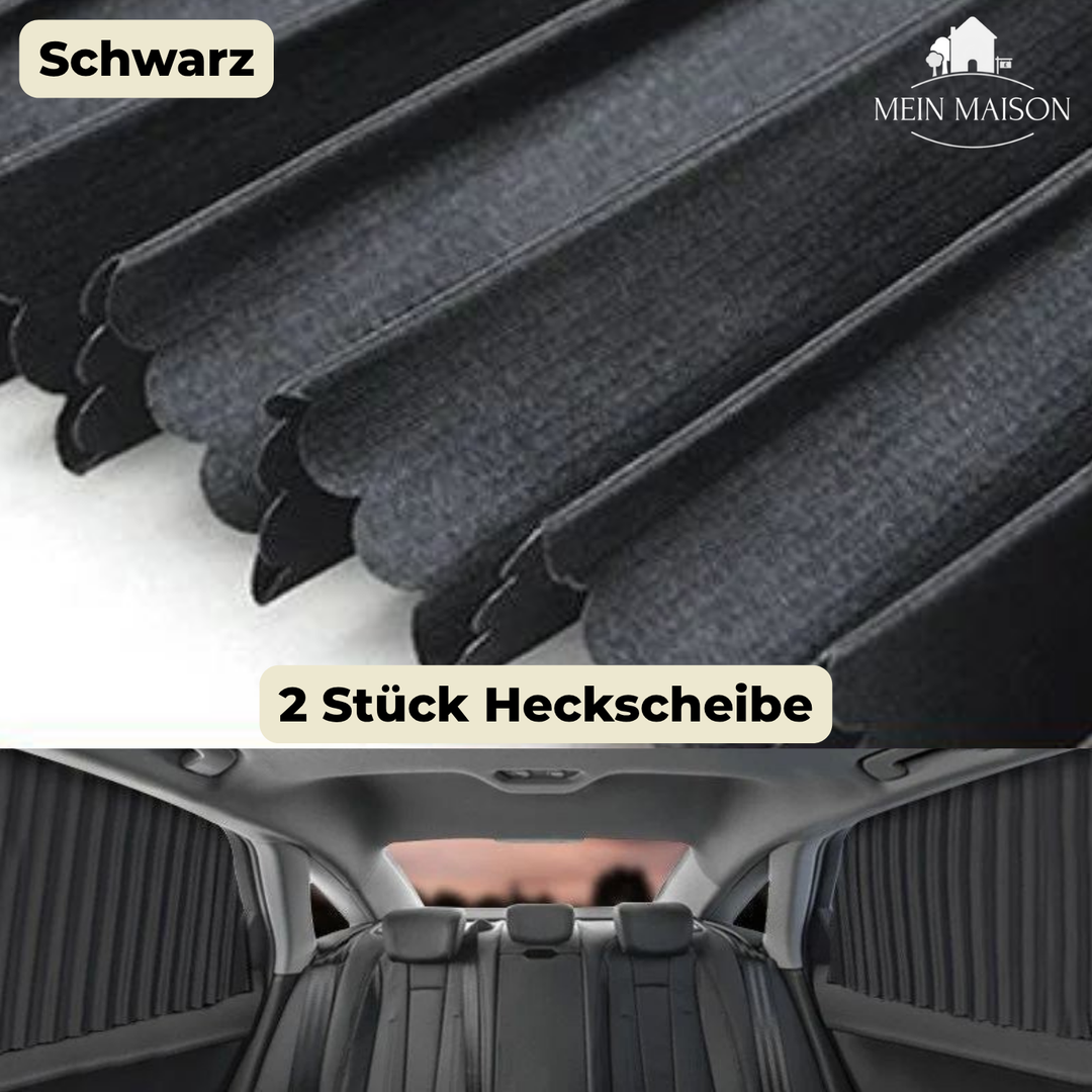 Magnetischer Blendschutz für Autofenster; schützt Passagiere vor Sonne & Hitze, verbesserter Komfort.