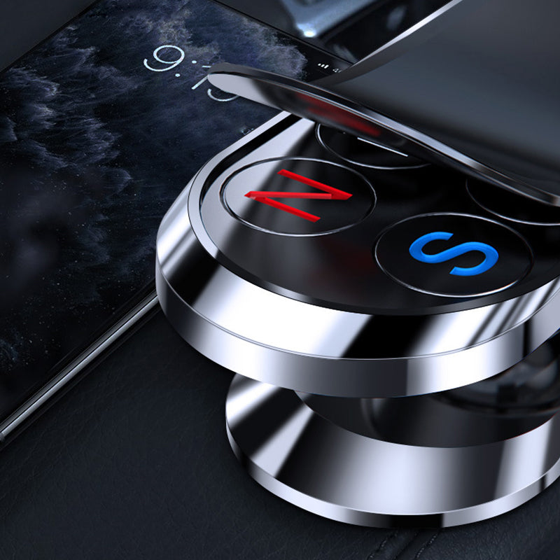 Kompakter magnetischer Autotelefonhalter; universelle Handyhalterung für sichere Smartphone-Nutzung.