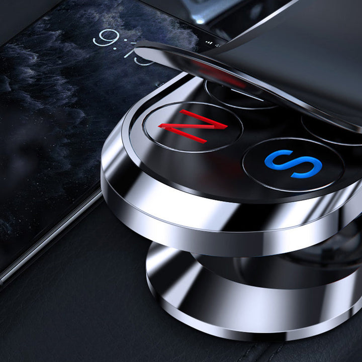 Kompakter magnetischer Autotelefonhalter; universelle Handyhalterung für sichere Smartphone-Nutzung.