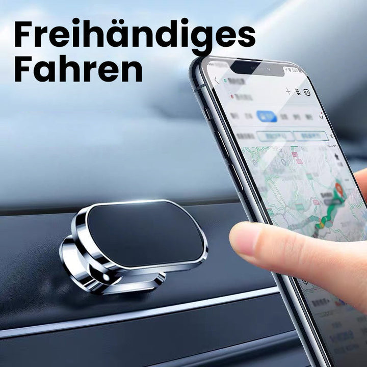 Robuster magnetischer Autohalter für Smartphones; universelle Handyhalterung für sichere Fahrt.