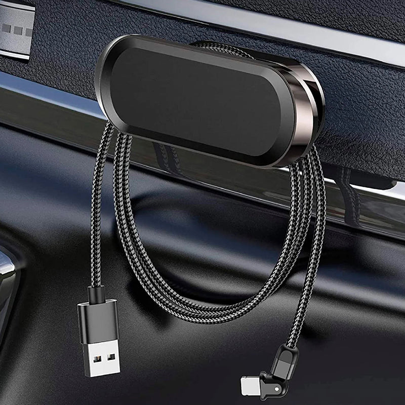 Handyhalterung Auto magnetisch; minimalistisches Gadget für sichere Smartphone-Navigation.