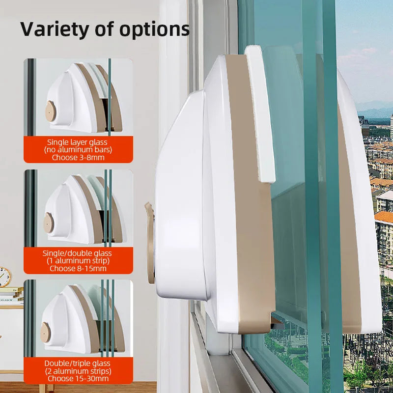 Smartes Fensterputzen: Magnetischer Fensterreiniger für streifenfreie Oberflächen mühelos.