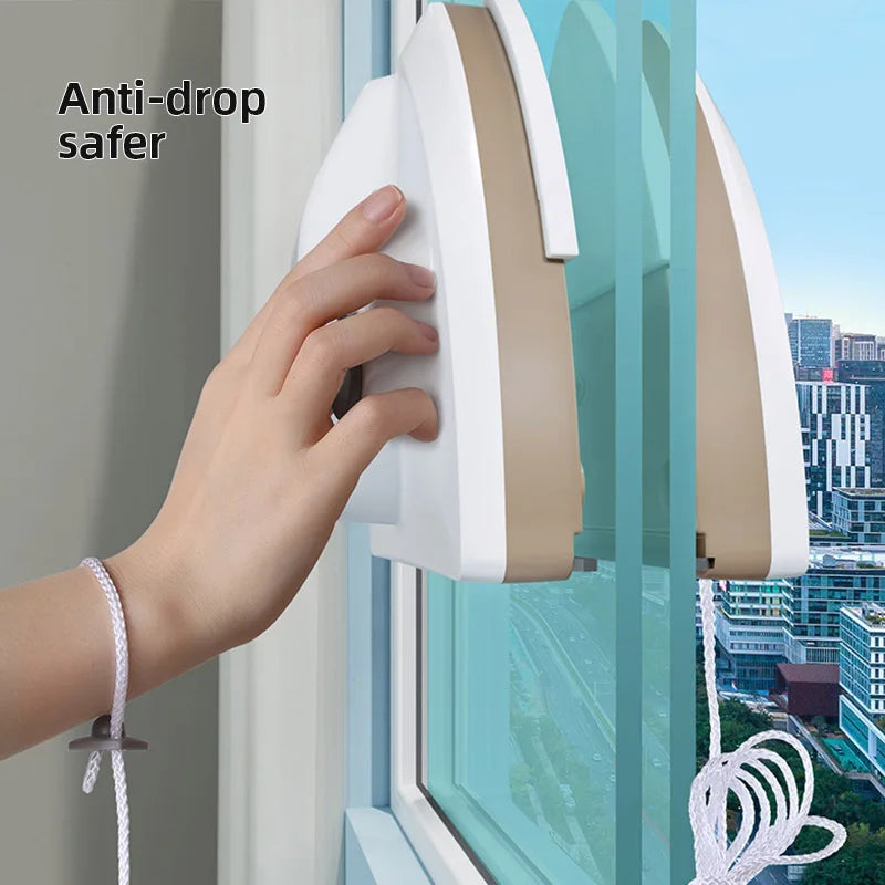 Innovativer magnetischer Glasreiniger zur Haushaltsreinigung, ideal für Doppelverglasung.