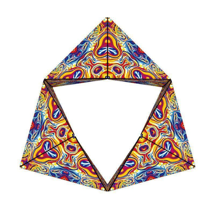 Magnetischer Formwandel-Würfel, farbenfrohes Fidget-Puzzle für kreative Formen und Anti-Stress.