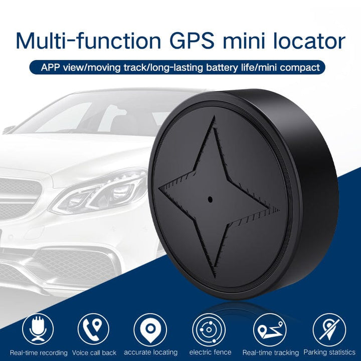 Magnetischer GPS-Tracker für Fahrzeuge. Echtzeit-Ortung, Diebstahlschutz, Mini-Design.