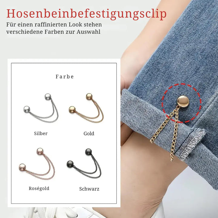 Magnetischer Kleiderclip für müheloses Taillieren von Kleidung. Stilvolles Fashion Accessoire für Damen & Herren.