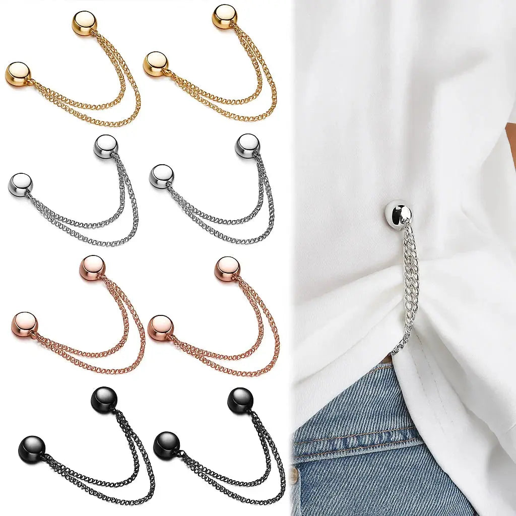 Unsichtbarer Magnet-Kleiderclip zum einfachen Anpassen von Outfits. Vielseitiges Kleider Zubehör für jeden Stil.