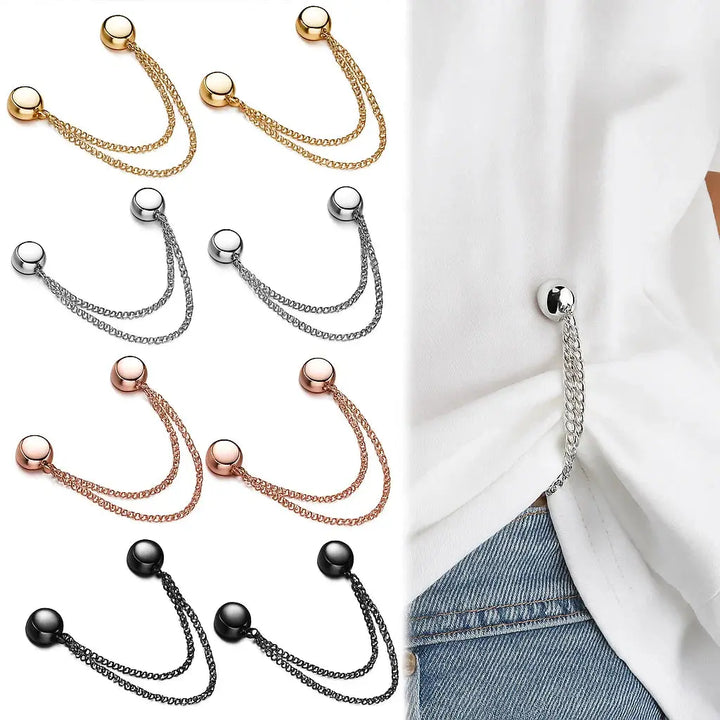Unsichtbarer Magnet-Kleiderclip zum einfachen Anpassen von Outfits. Vielseitiges Kleider Zubehör für jeden Stil.