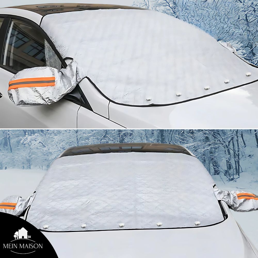Magnetischer Schneeschutz für Auto-Windschutzscheibe, verhindert Eis und Frost, einfaches Anbringen.
