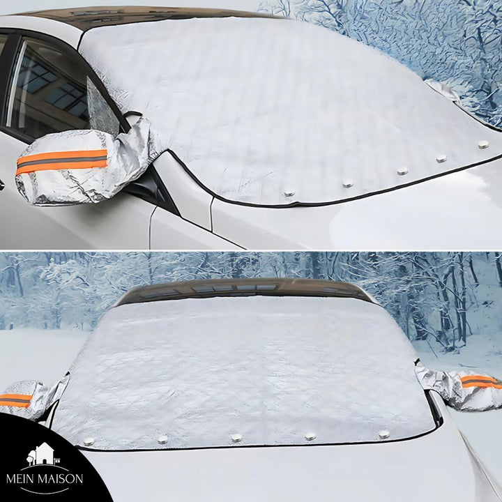 Magnetischer Schneeschutz für Auto-Windschutzscheibe, verhindert Eis und Frost, einfaches Anbringen.