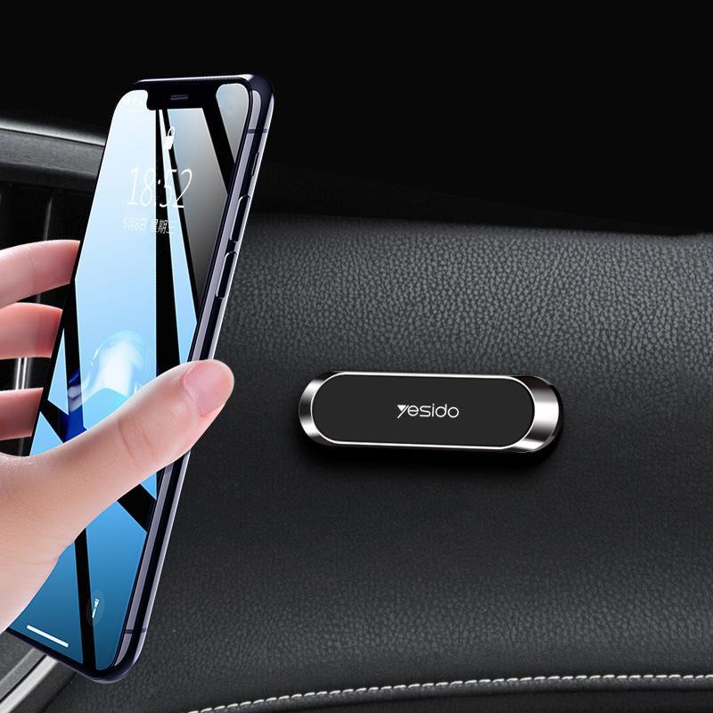 Magnetischer Telefonhalter für sicheren und universellen Smartphone-Halt im Auto; stabiles Zubehör.