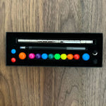 Silber + Regenbogenkugeln