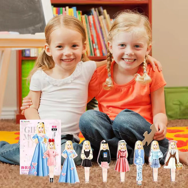 Ideales Geschenk: Magnetisches Modeset für Kinder, fördert Modebewusstsein und Kreativität.