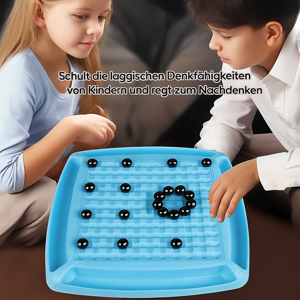 Familienspiel DenkKraft Pro: Magnetisches Schachspiel für Kinder & Erwachsene, fördert Strategie & Konzentration.