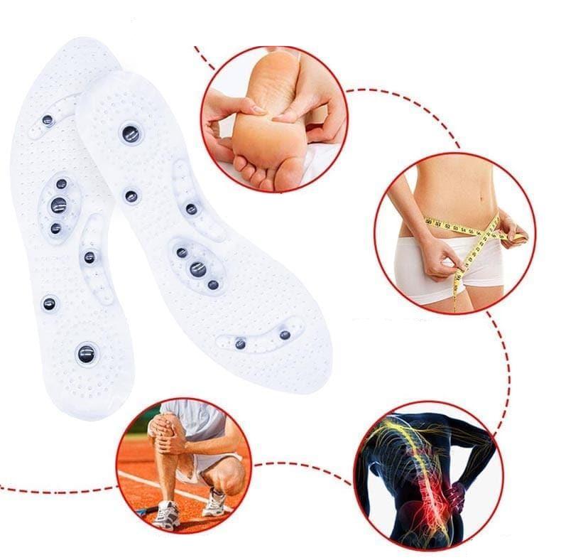 Unisex MagniStep magnetische Schuheinlagen zur Unterstützung des Gewichtsverlusts und für mehr Energie.
